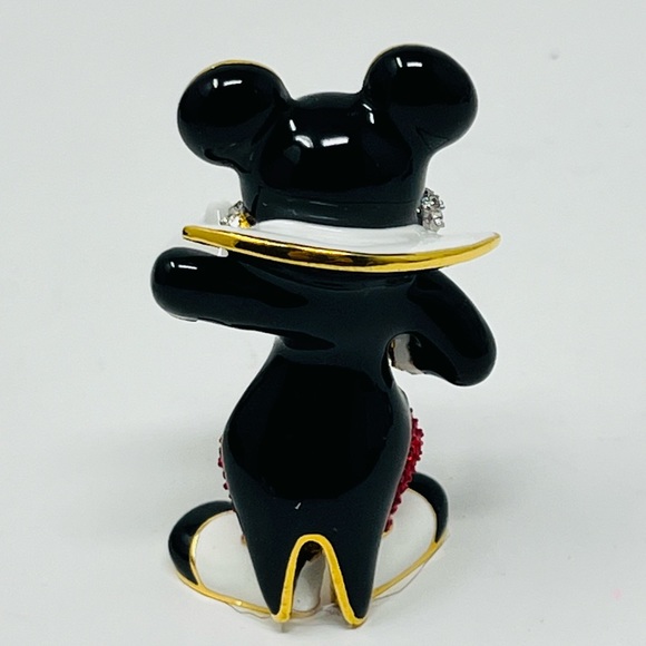 Disney Arribas Brothers Sm. Neat and Pretty Mickey Mouse Swarovski Figurine - Picture 8 of 14